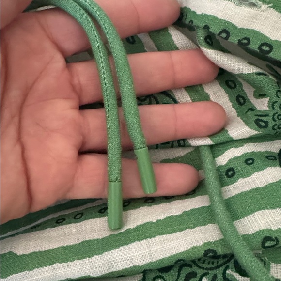 NWT ALEMAIS Lula Beaded Fringe-Trim Shirtdress Size 8 - Picture 8 of 14